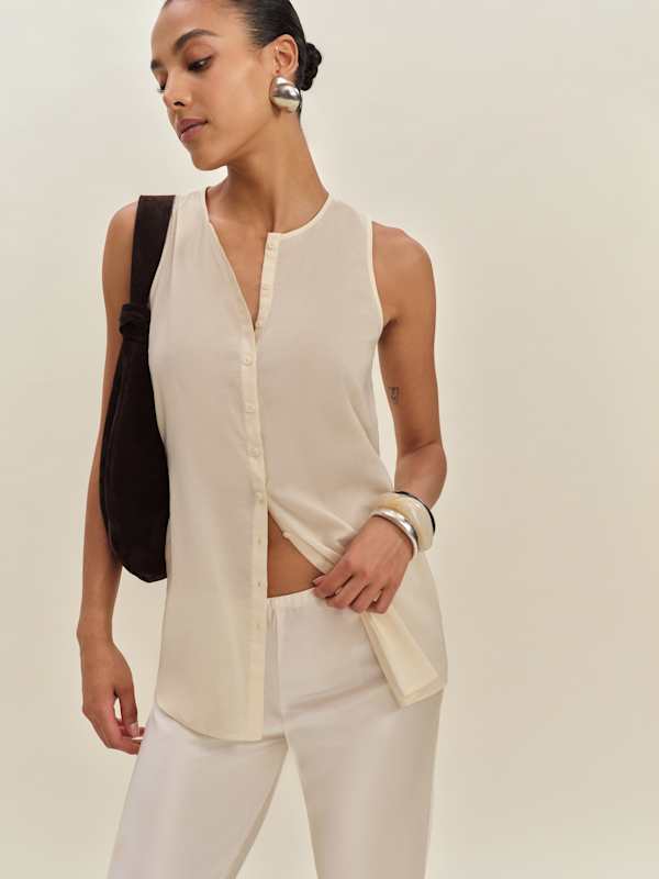 Floria Top - Cream